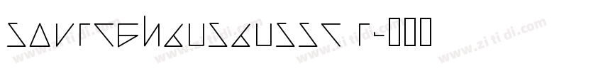 sourcehansanssc r字体转换